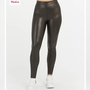 Spanx Leather-Like Ankle Skinny Pant